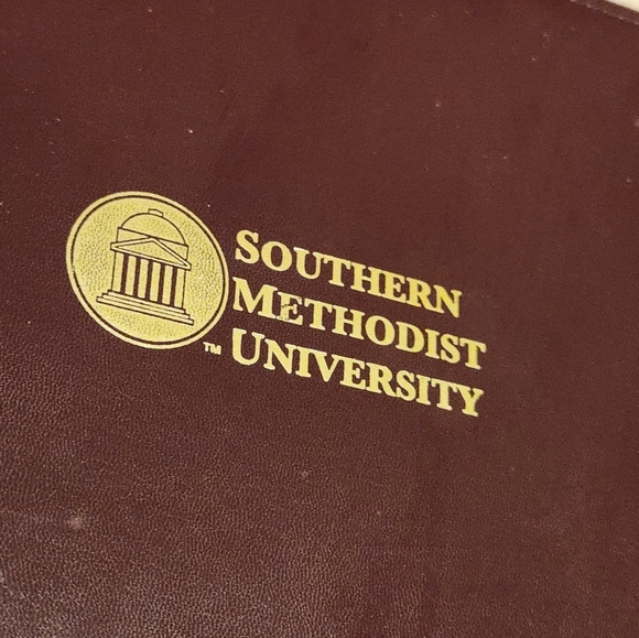 Leather SMU Padfolio - Picture 3 of 12